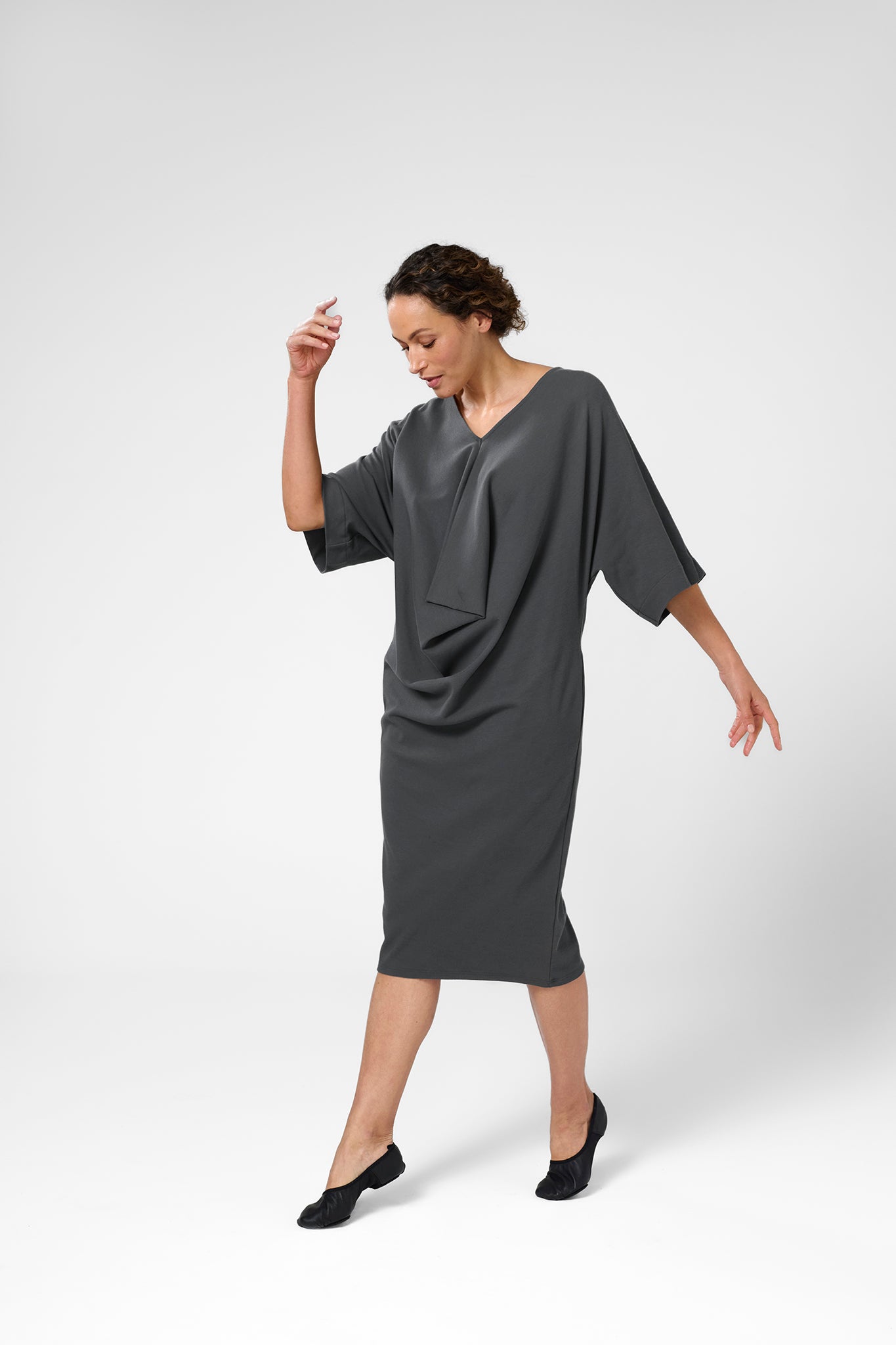 Orbis Dress, Iron, Organic Cotton