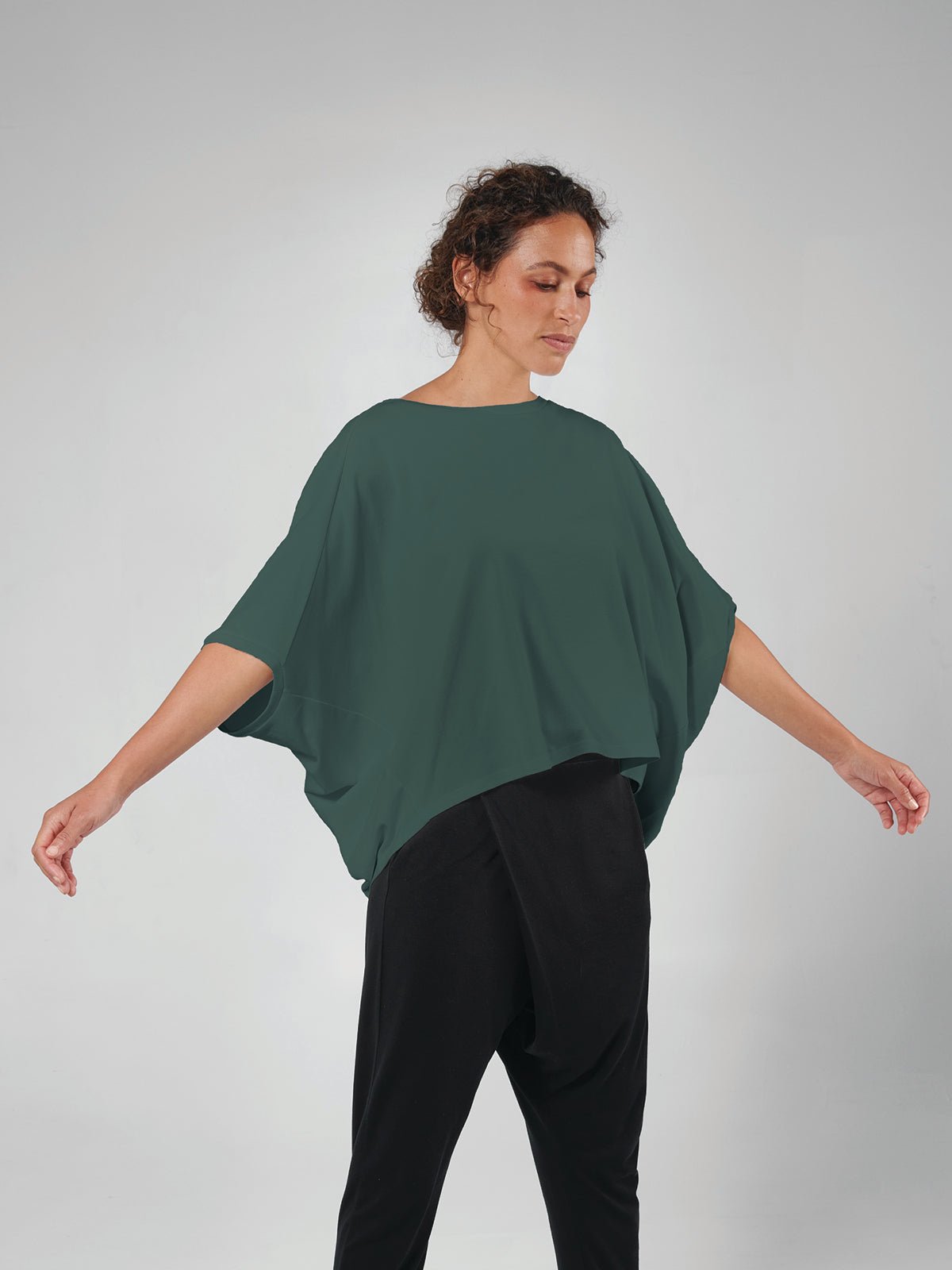 Forma Top, Sea Green, Organic Cotton