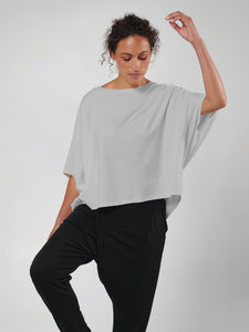 Forma Top, Soft Grey, Organic Cotton