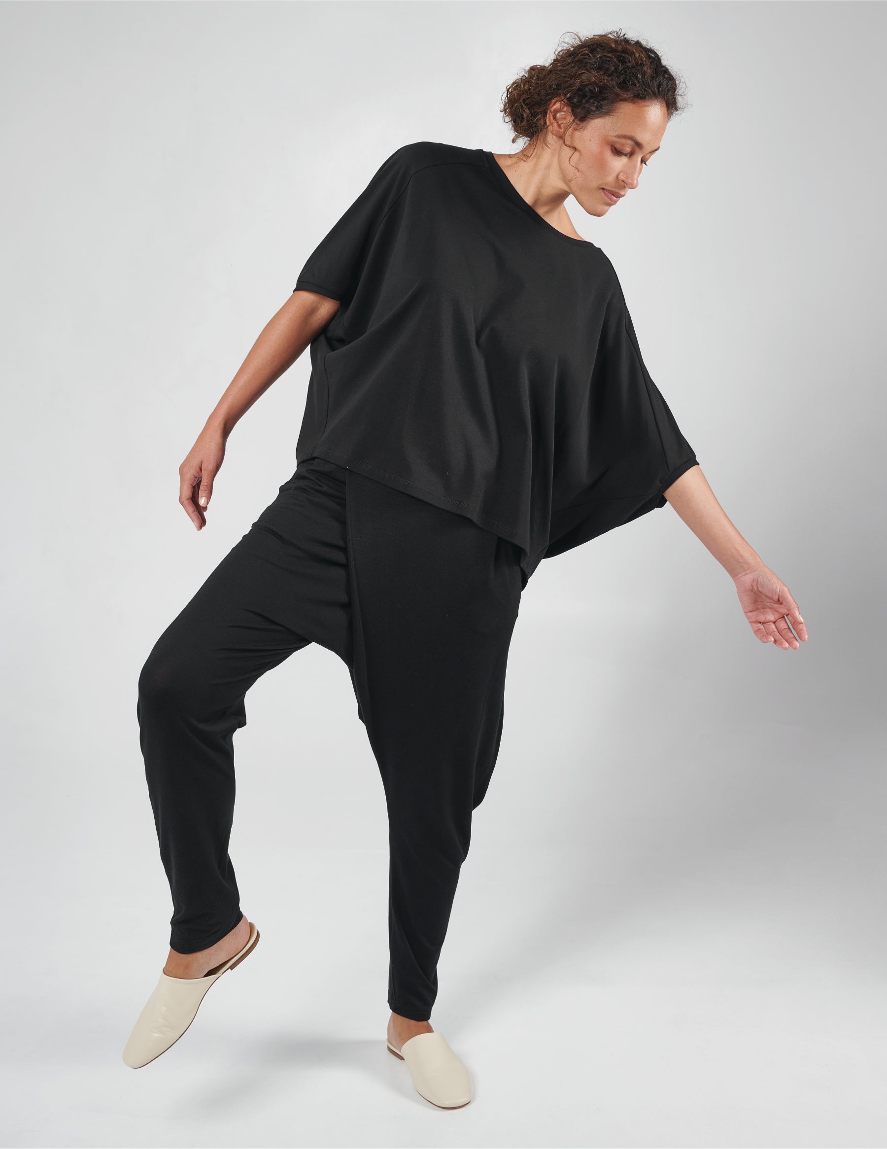 Forma Top, Black, Organic Cotton