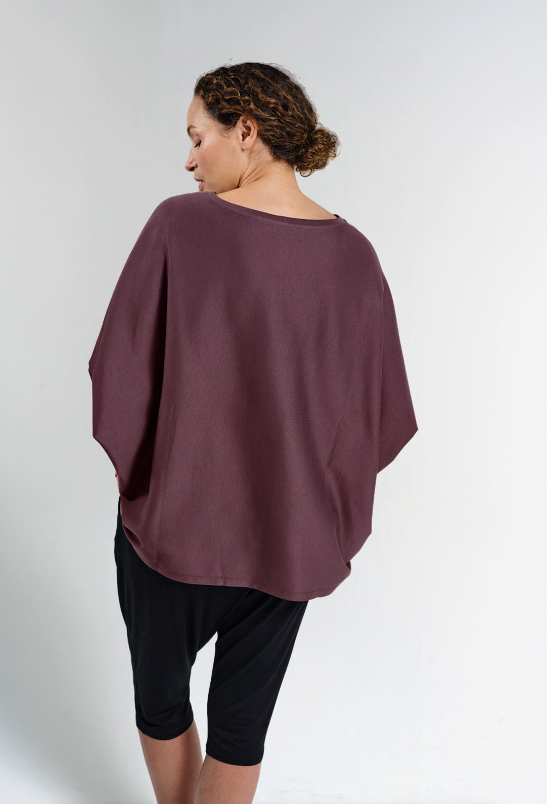 Back View Merlot Forma Top