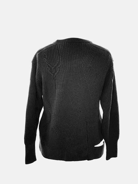 Tort Italian Merino Sweater, Black