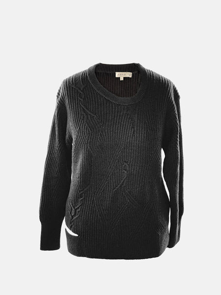 Tort Italian Merino Sweater, Black