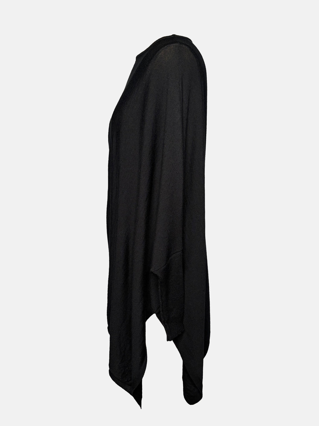The Drape Italian Merino Sweater, Black