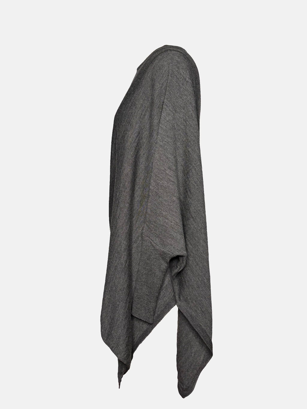 The Drape Italian Merino Sweater, Grey Heather