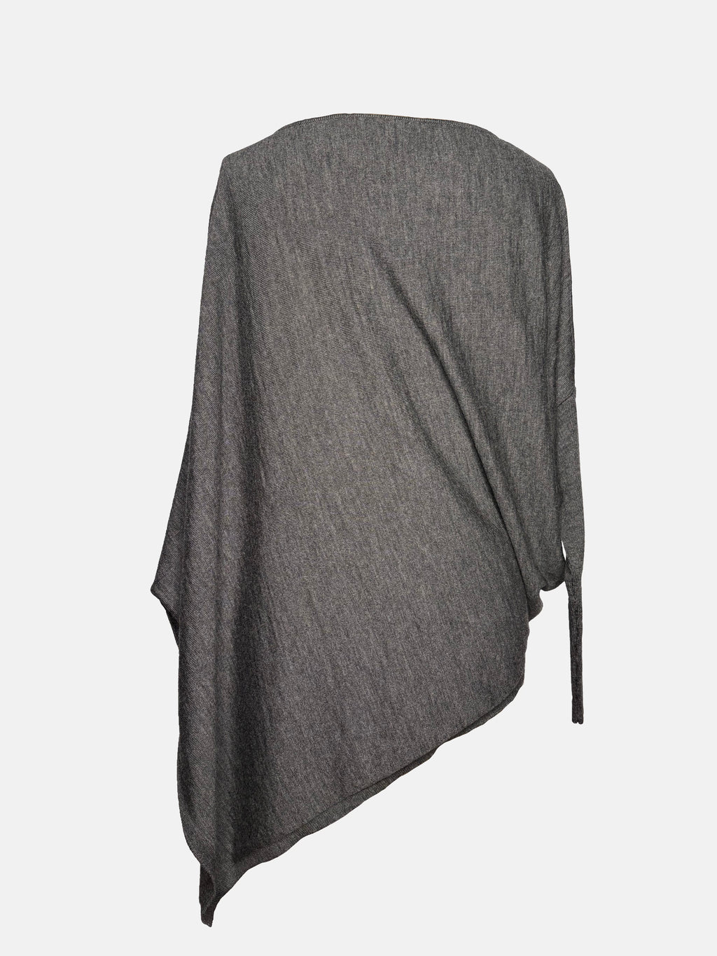 The Drape Italian Merino Sweater, Grey Heather