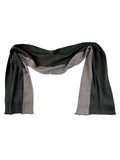 Draped Modern Rib Striped Scarf