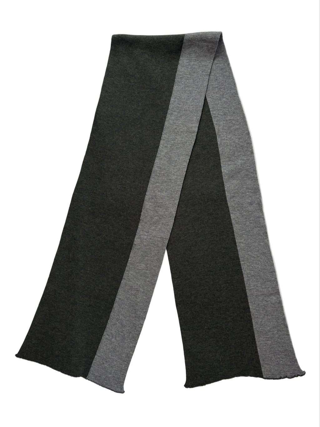 Rib Striped Scarf flat