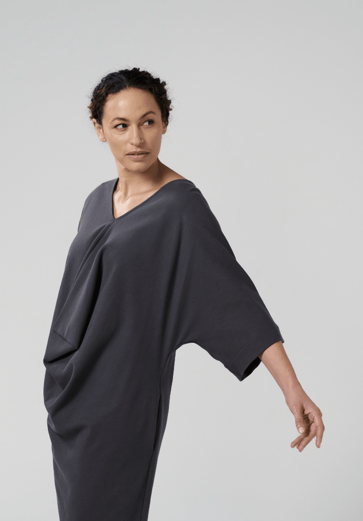 3/4 view of dress