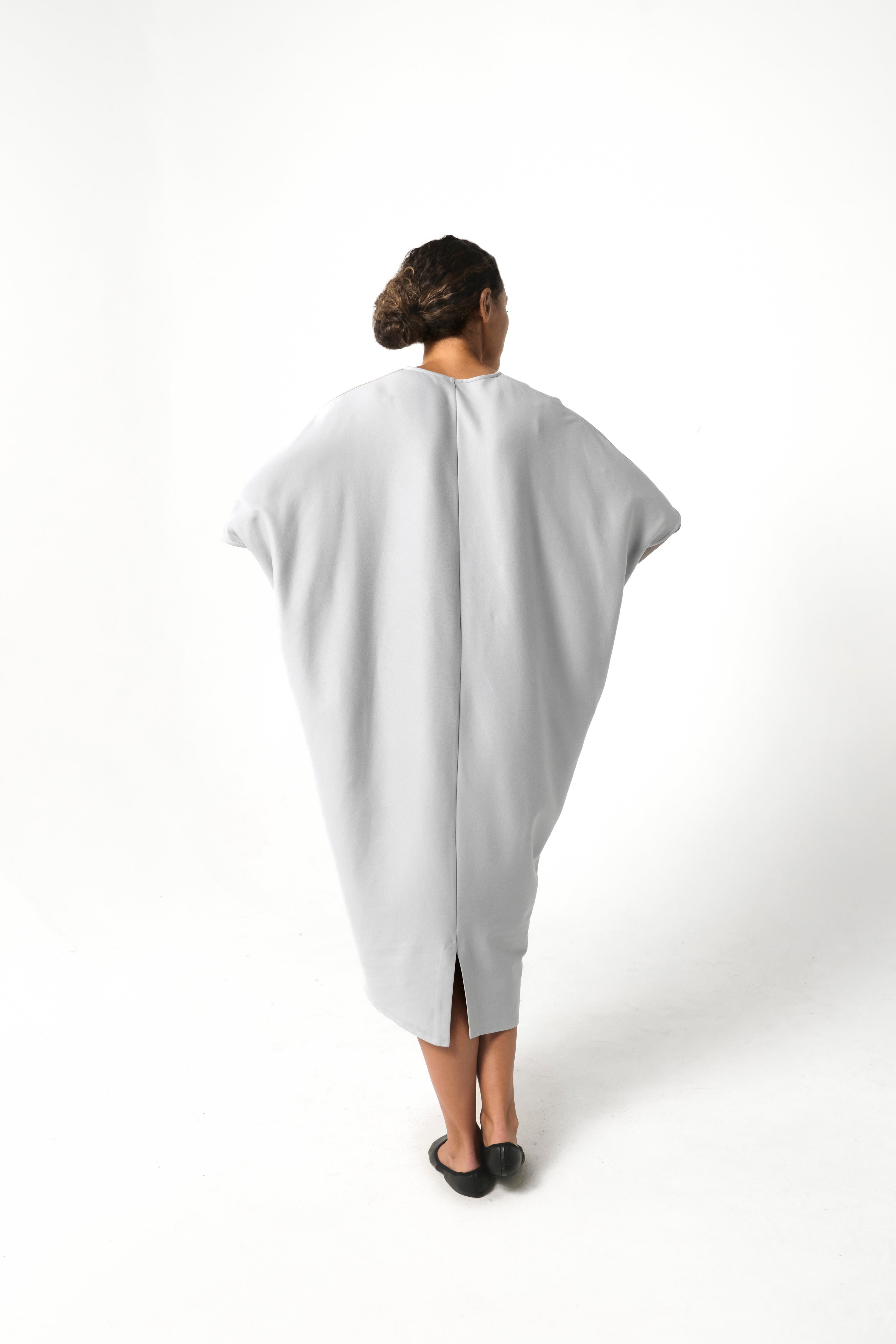 Vestis Organic Cotton Dress, Soft Grey