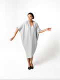 Vestis Organic Cotton Dress, Soft Grey