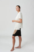 Torquo Skirt, Reversible, Black & Black/Sand, Cellulosic Fabric