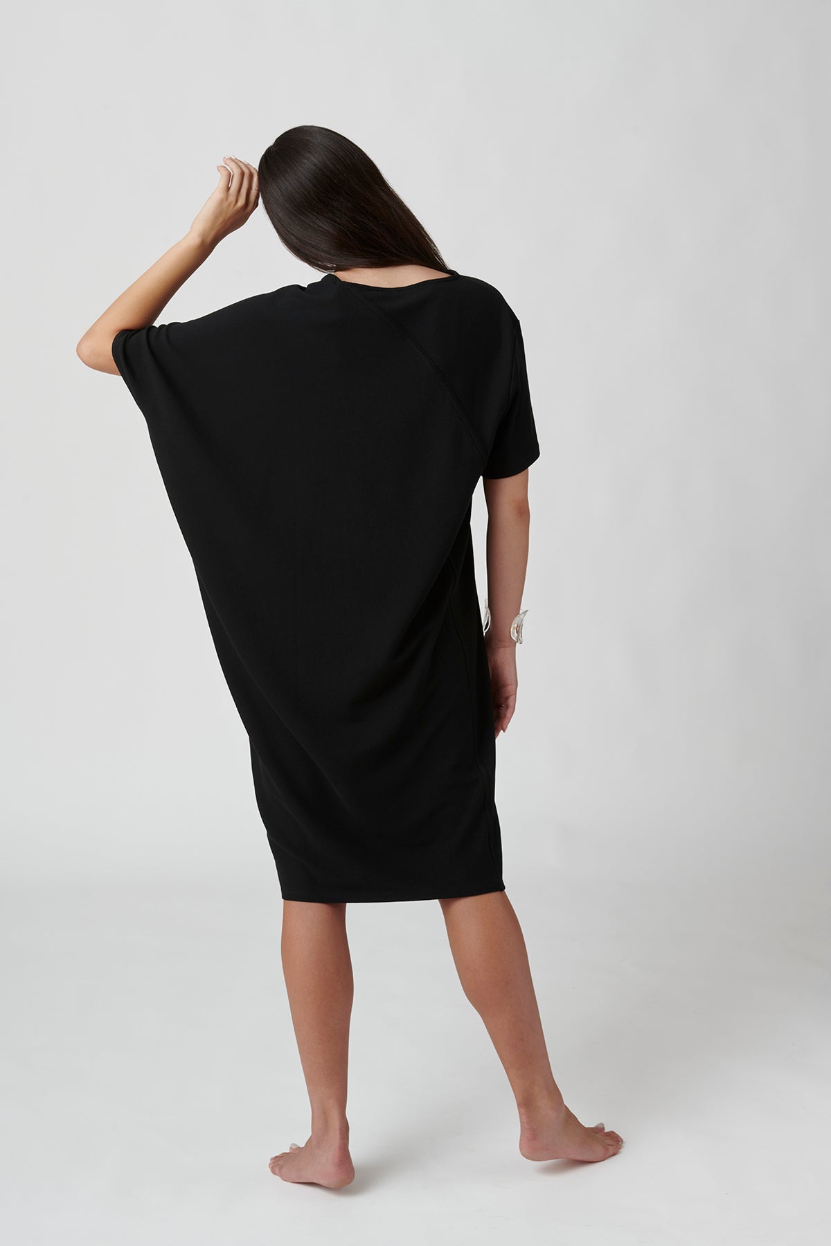 Una Dress, Black, Organic Cotton